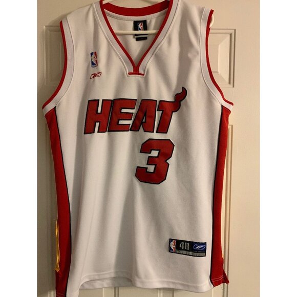 DWAYNE WADE #3 MIAMI HEAT NBA JERSEY SIZE 48 - Picture 1 of 6